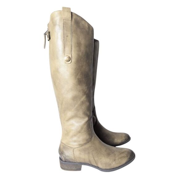 SAM EDELMAN Penny Leather Riding Boot Size 5.5M - Picture 3 of 11